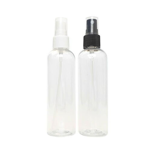 120ml transparent mist bottle with round neck