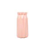 raw essentials pink geometrical vase