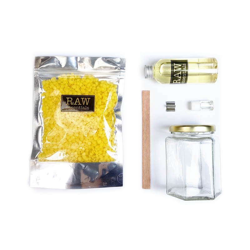 Beeswax Candle Kit Set Raw Essentials