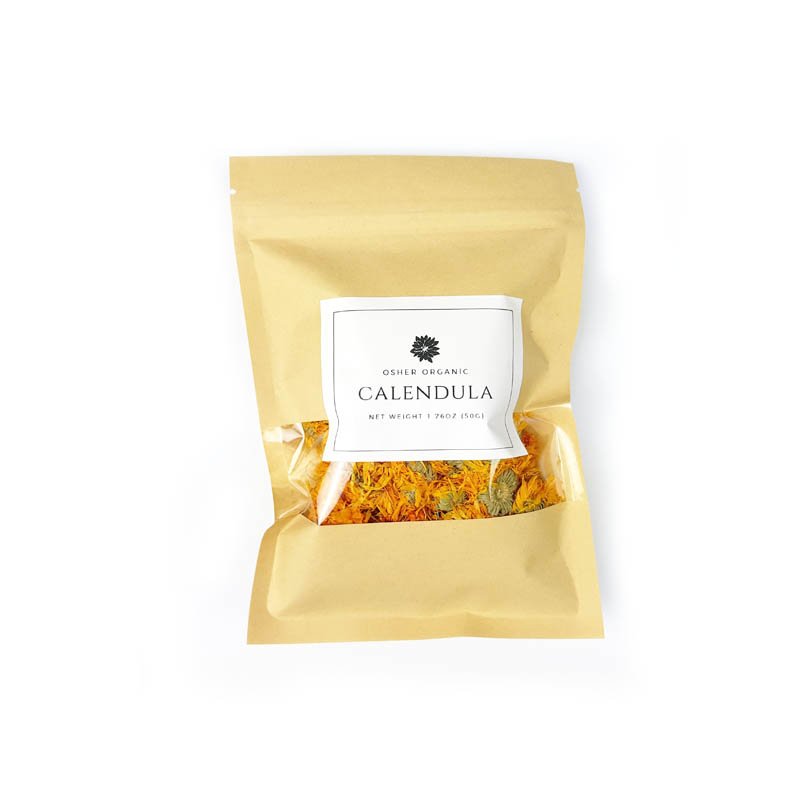 Organic Dried Calendula Flowers Raw Essentials