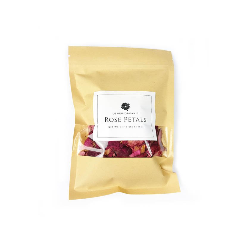 Organic Dried Rose Petals Raw Essentials