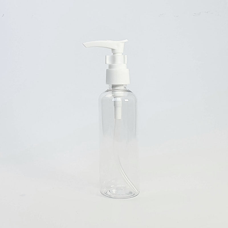 Plastic Lotion PET Pump Bottle 100ml Raw Essentials