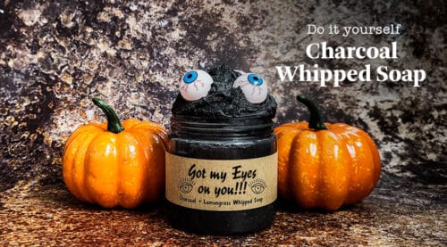 Halloween Charcoal Whipped Soap